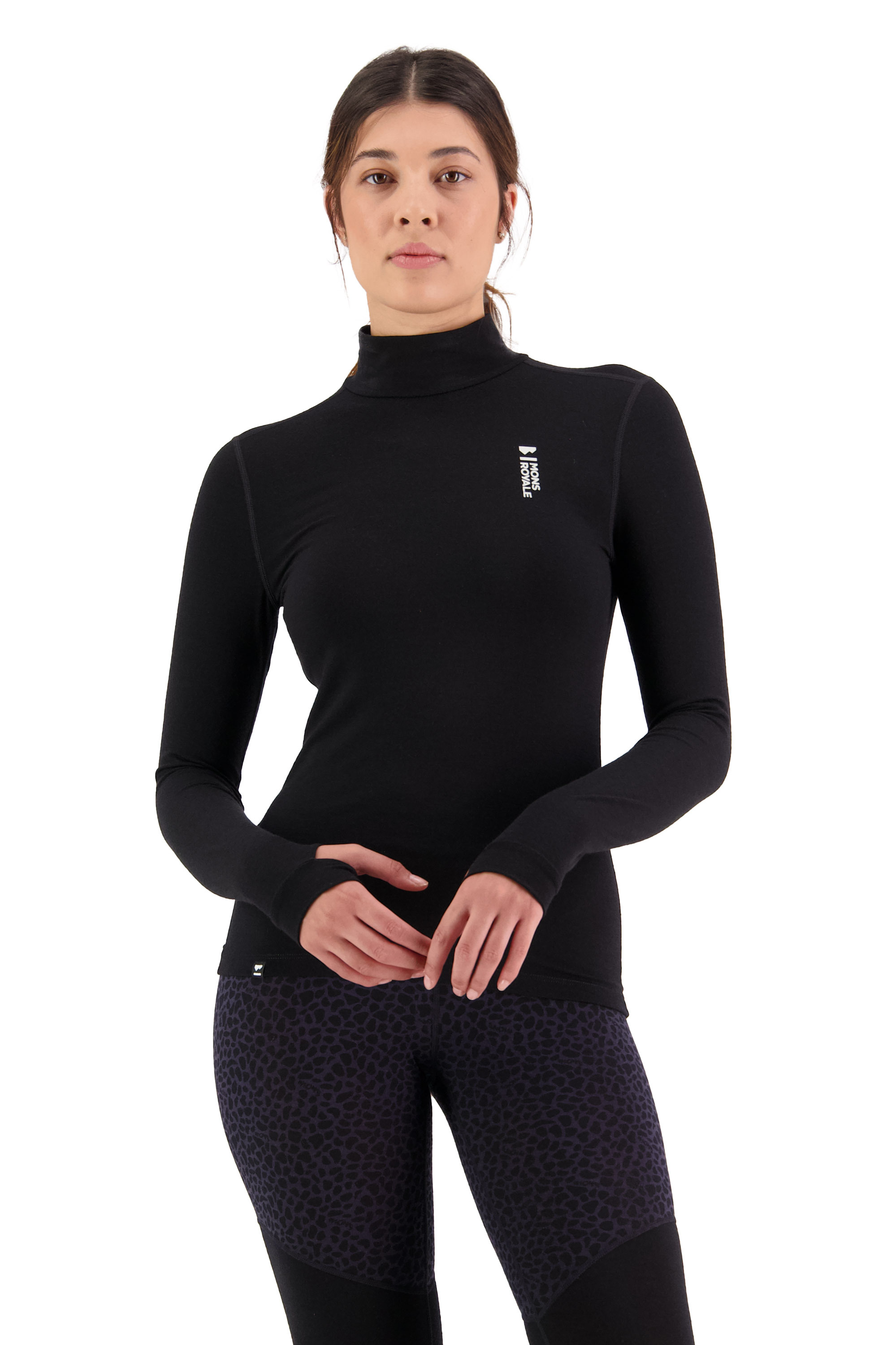 Cascade Mock Neck LS