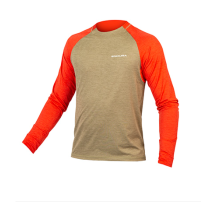 Endura SingleTrack Jersey Orange/Sand