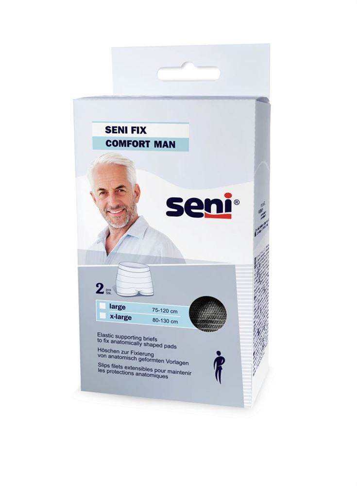 Seni Fix Comfort Man L black 2 Stk