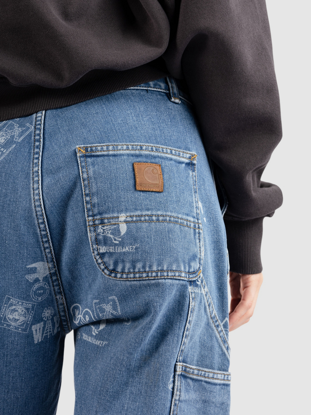 Carhartt WIP Stamp Jeans stamp print/blue