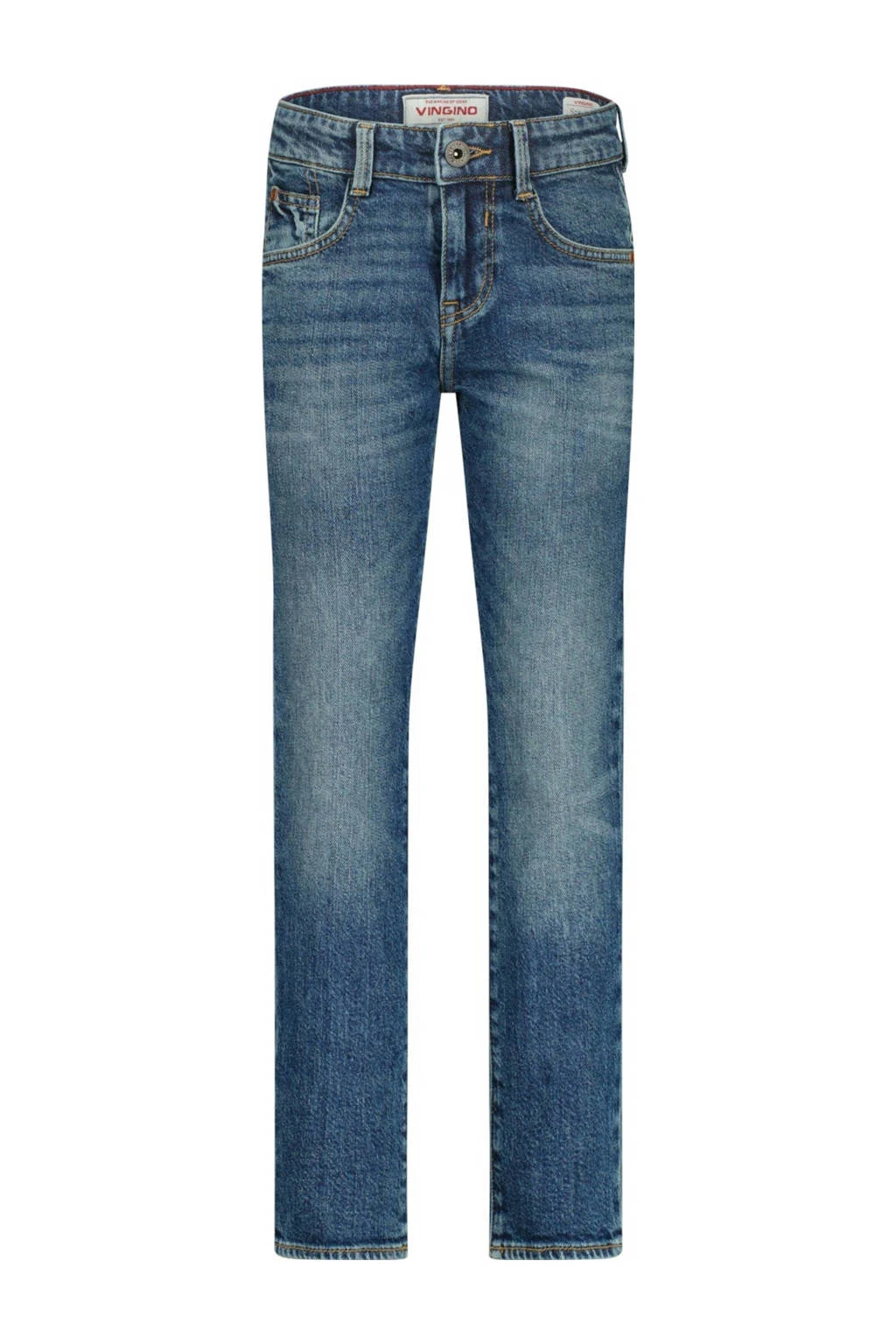 Vingino straight leg jeans medium blue denim