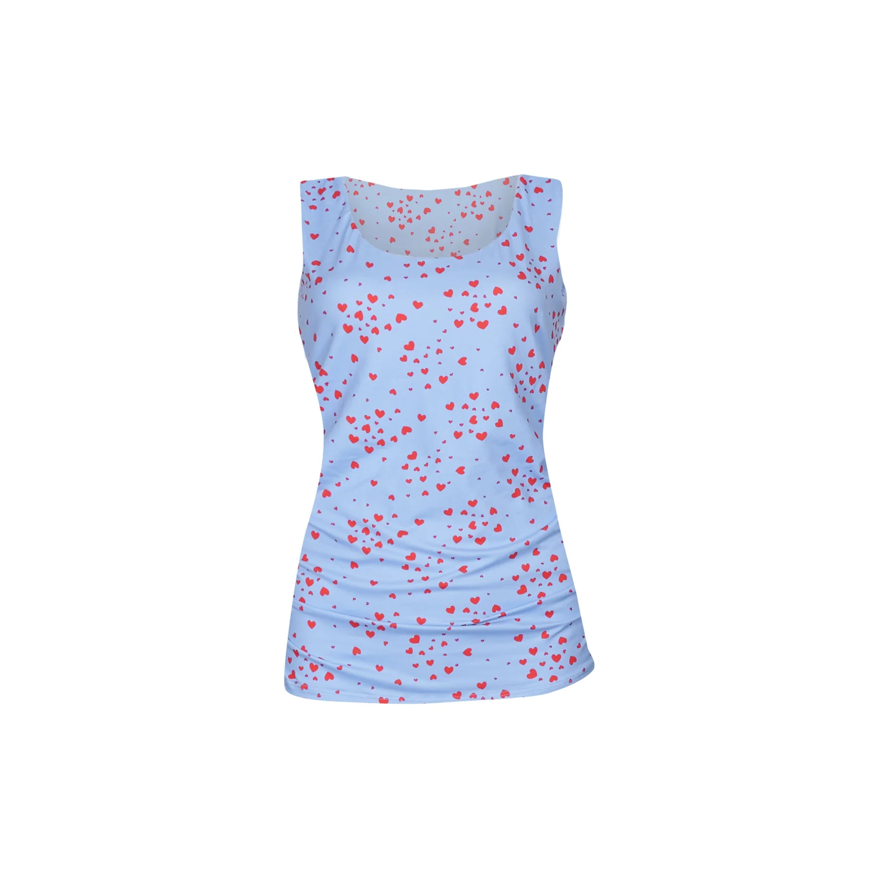 Liberte Alma-Turn-Top light blue pink heart
