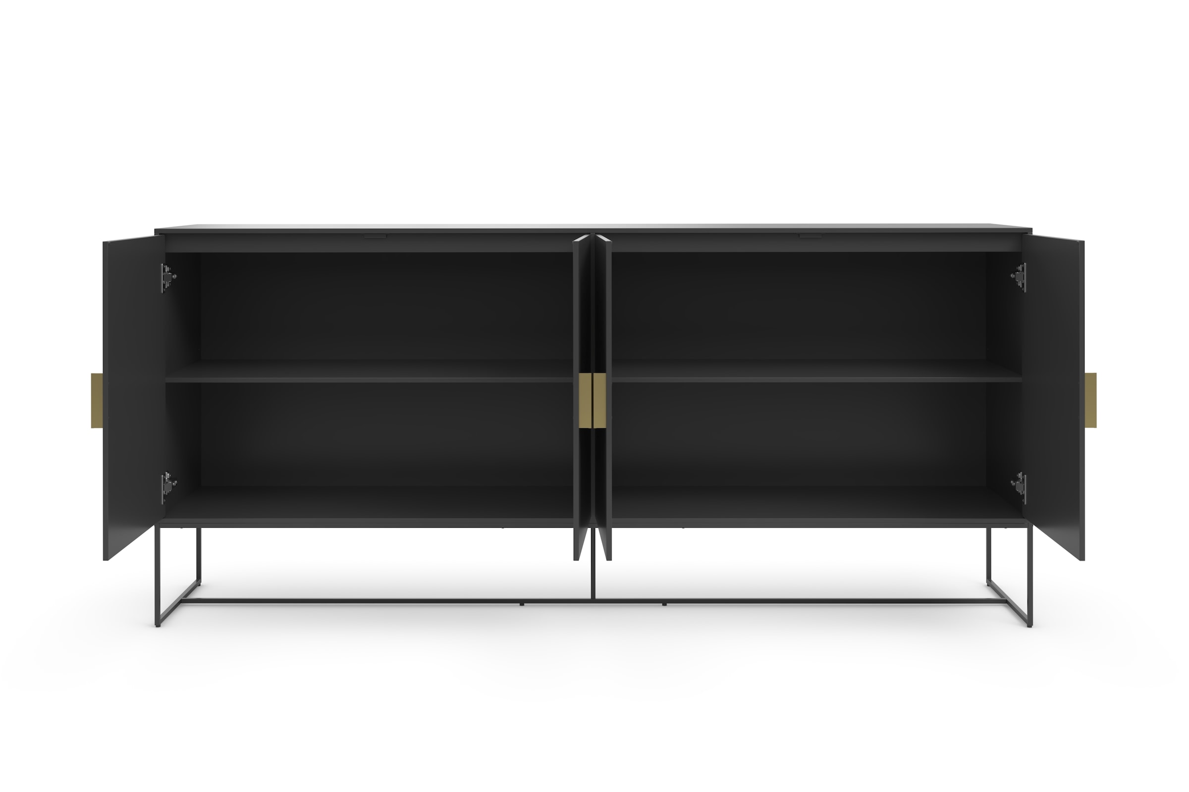 PLACES OF STYLE Sideboard »Abito« Kommode mit Drehtüren, 2 Einlegeböden, Breite 180 cm