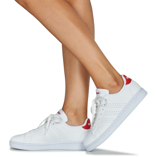 Adidas Sportswear - ADVANTAGE - Blanc / Rouge