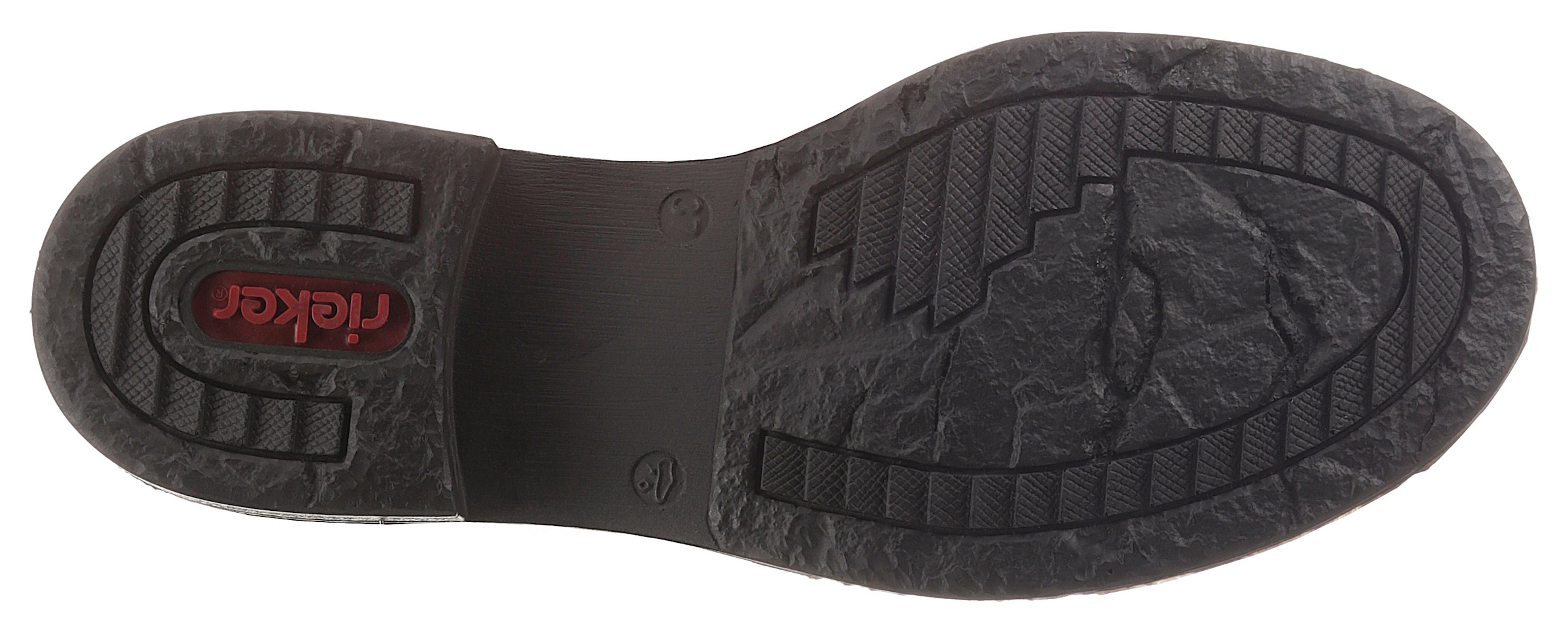 Rieker Stiefelette  Schnürstiefelette, Schnürboots mit Reissverschluss an der Aussenseite