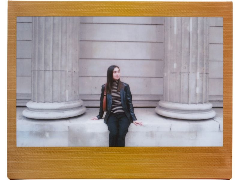 Fujifilm Sofortbildfilm Instax Wide 10 Blatt Brushed Metall Sofortbildfilm für die Instax Wide Evo Kamera