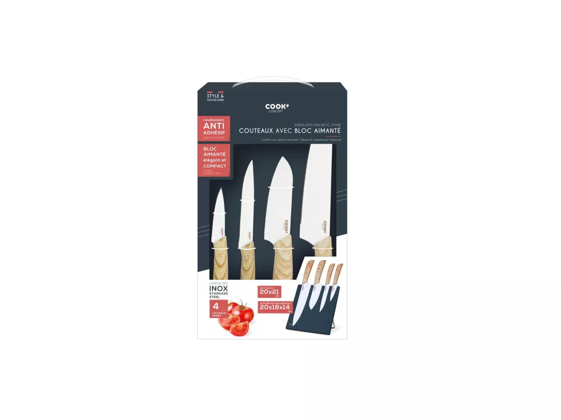 Couteau X4 Avec Support Aimante M4