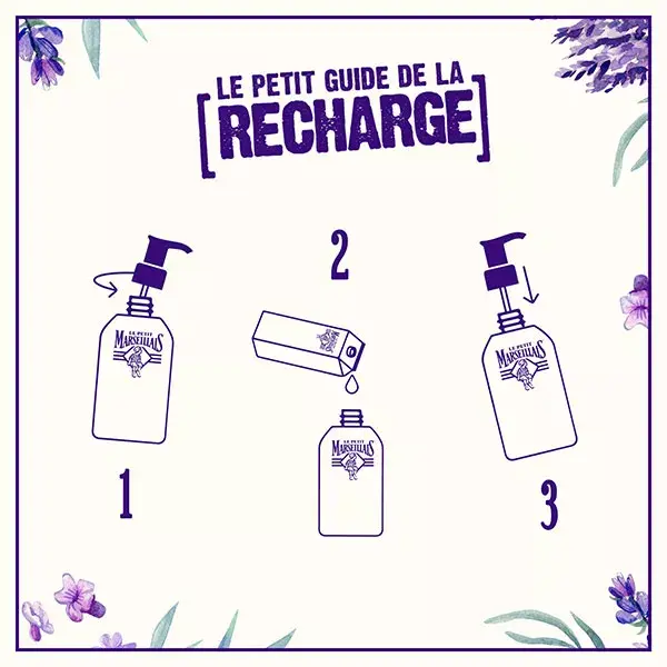 Le Petit Marseillais Sabonete Líquido Puro com Óleo de Lavanda Maxi Recarga 750ml