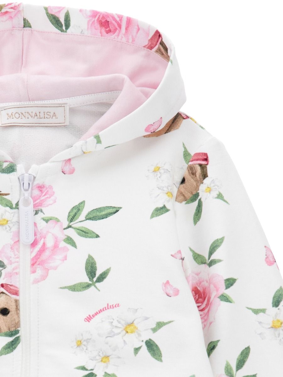Monnalisa Floral Sweater