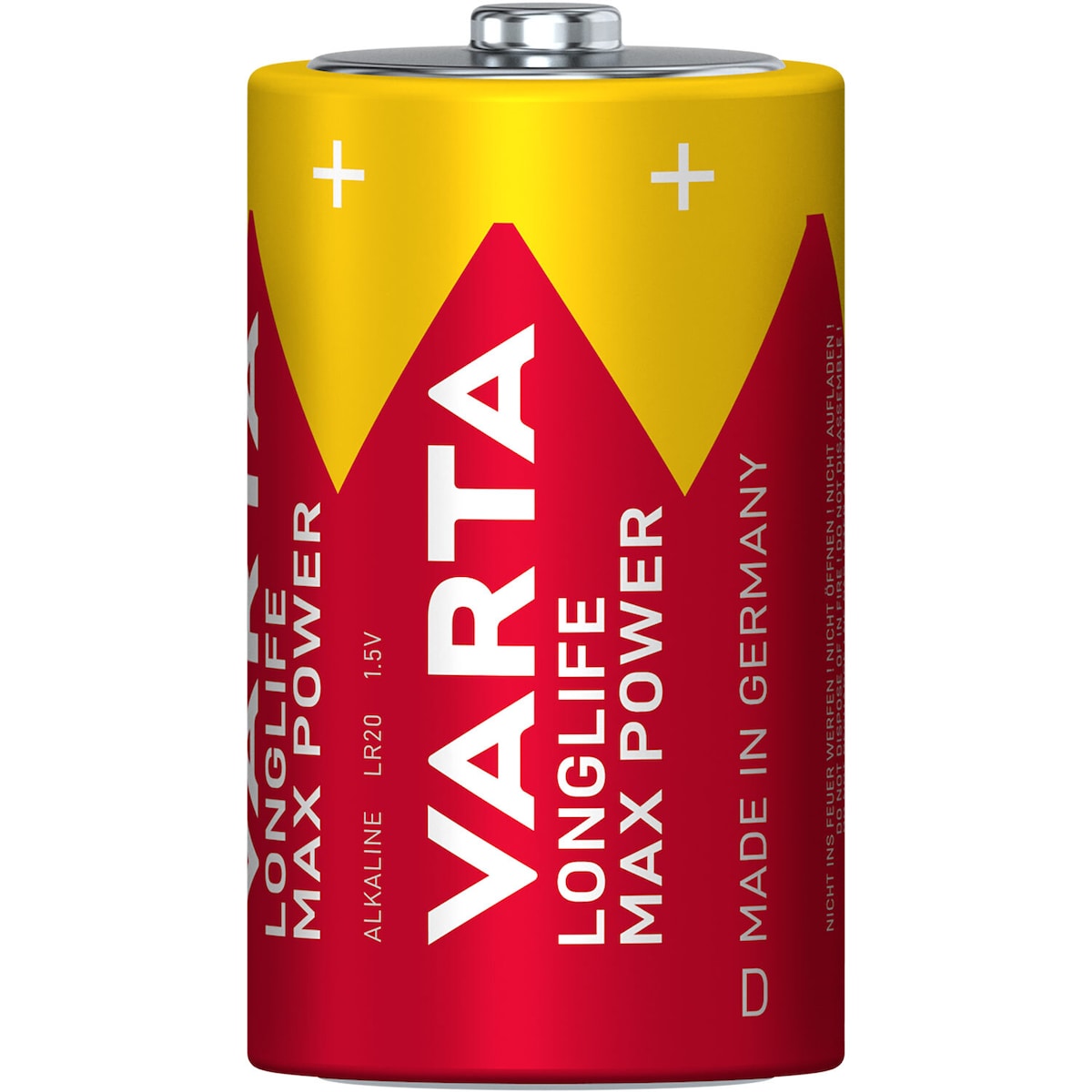 Varta Longlife Max Power D / LR20 batteri 2-pakning