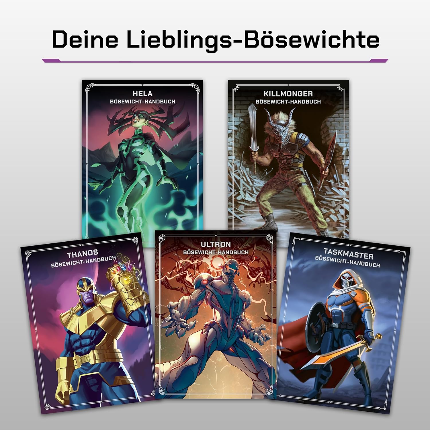 Ravensburger Gesellschaftsspiel BUNDLE - Marvel Villainous: Infinite Power + Arglist & Schabernack