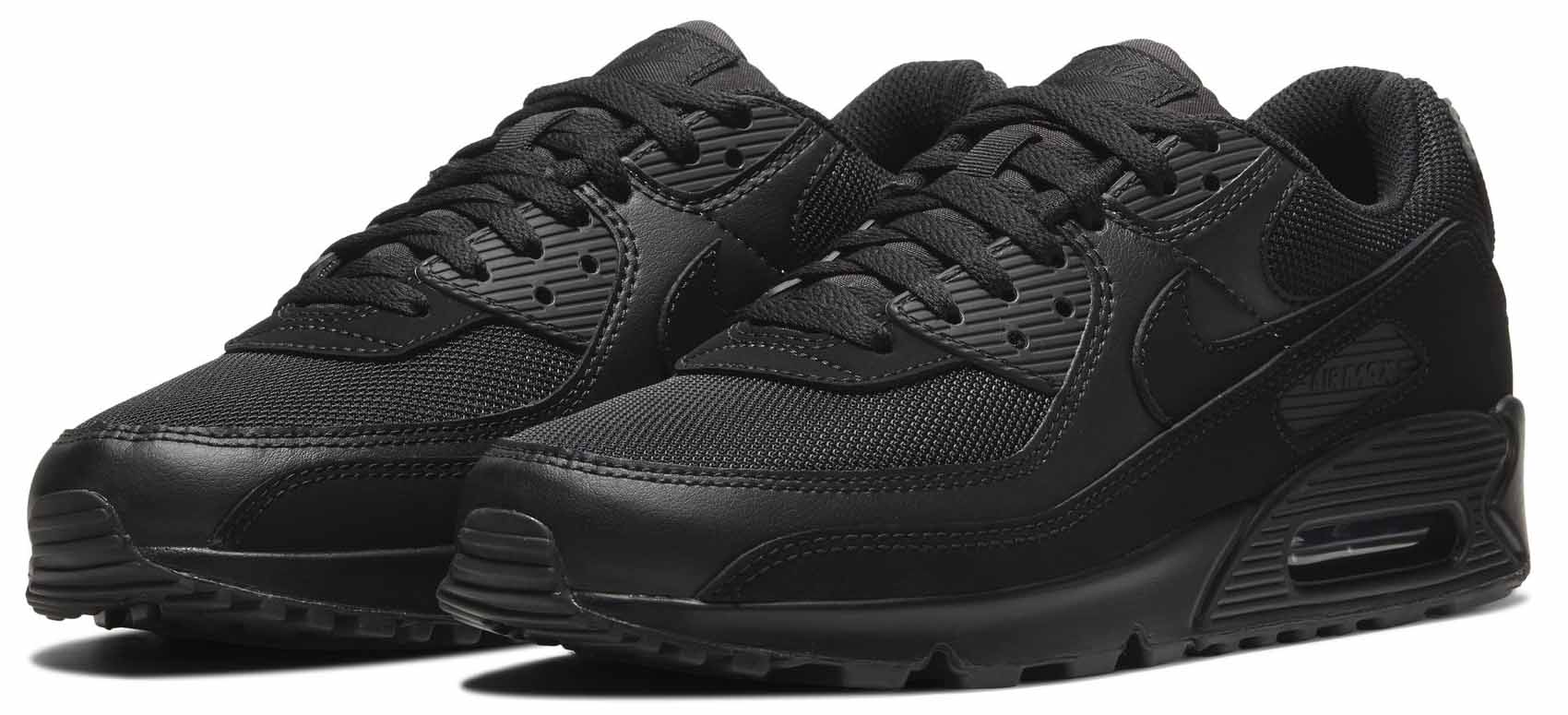 Air Max 90 Herre 003/Black/Black/Black/White