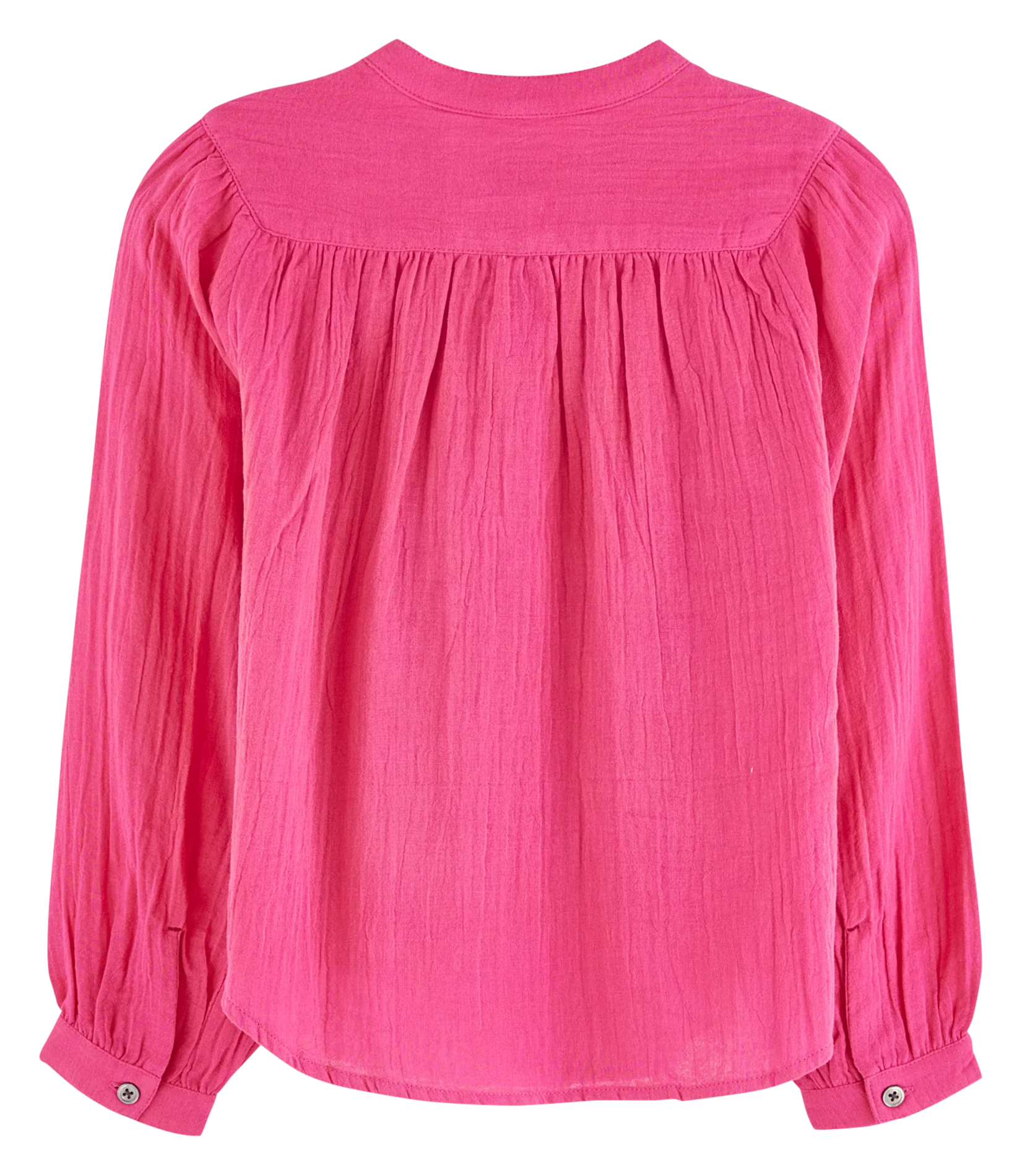 HOPSA - Blouse droite en coton | Rose