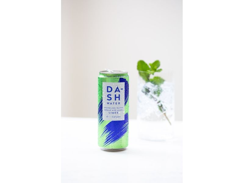 Dash Water Sparkling Lime 12 x 0.33 l Kohlensäurehaltiges Erfrischungsgetränk mit Limettengeschmack