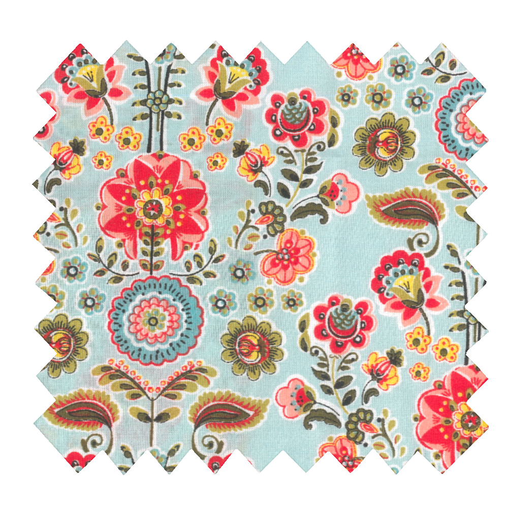 Tissu Coton Au Mètre Corolle