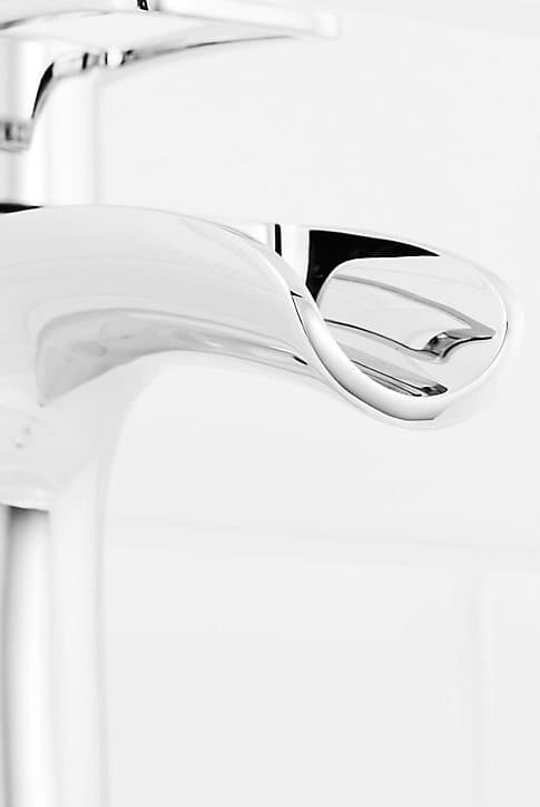 Mitigeur haut de lavabo chromé effet chute d'eau Olmeto GoodHome