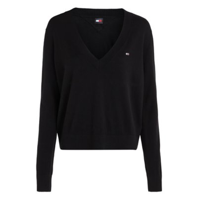 Sweatshirt femme Essential Vneck Ext TOMMY HILFIGER