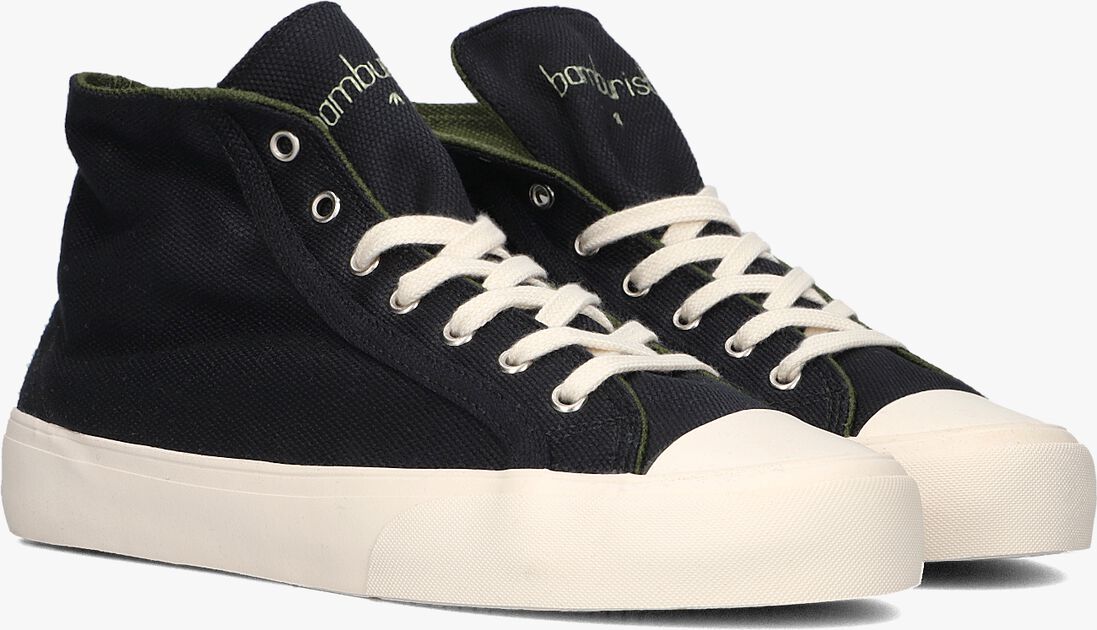 BAMBURISTA zwarte bamburista hoge sneaker grasshopper corvino high