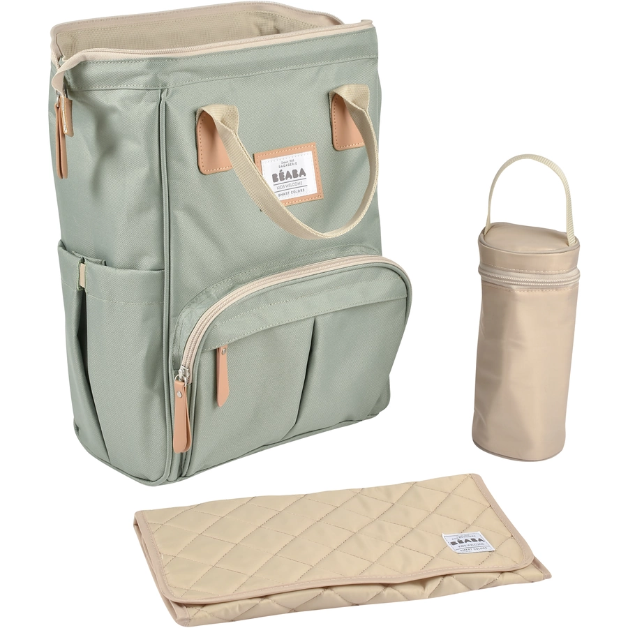 BEABA® Wickelrucksack Wellington Salbeigrün