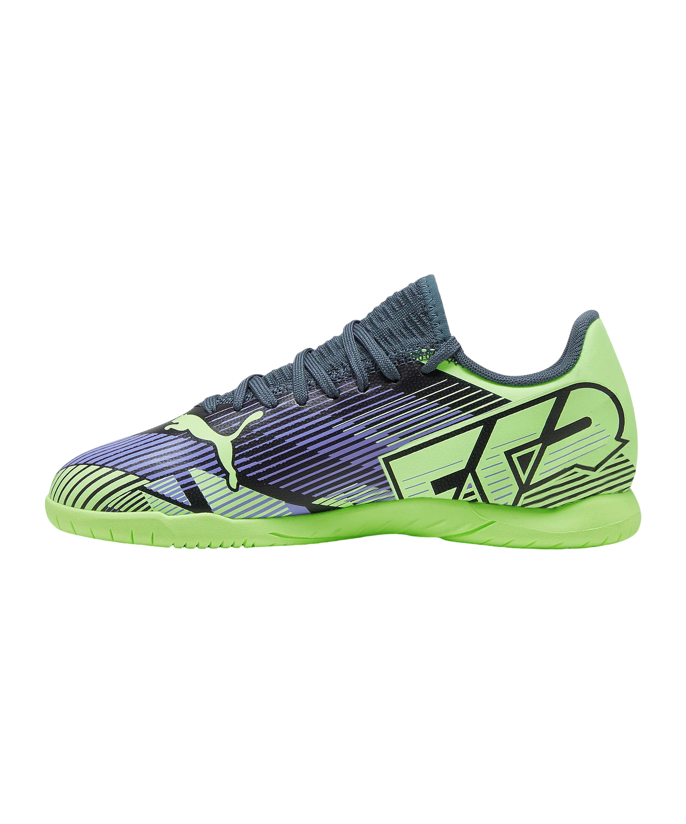 PUMA FUTURE 7 Play IN Lights Out Jr Kids Grau Weiss F03