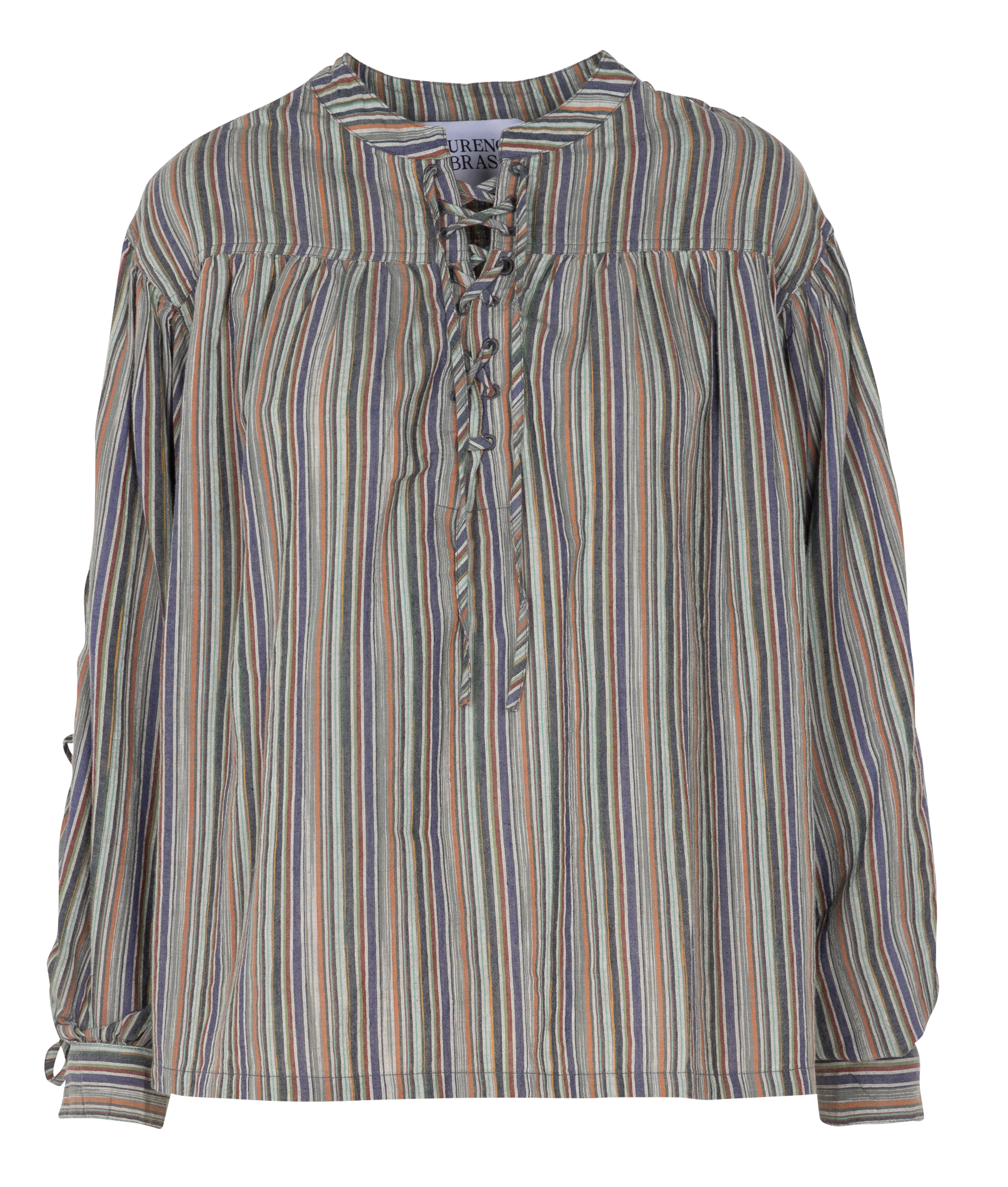 LOUISE - Top ample en coton rayé | Multicolore