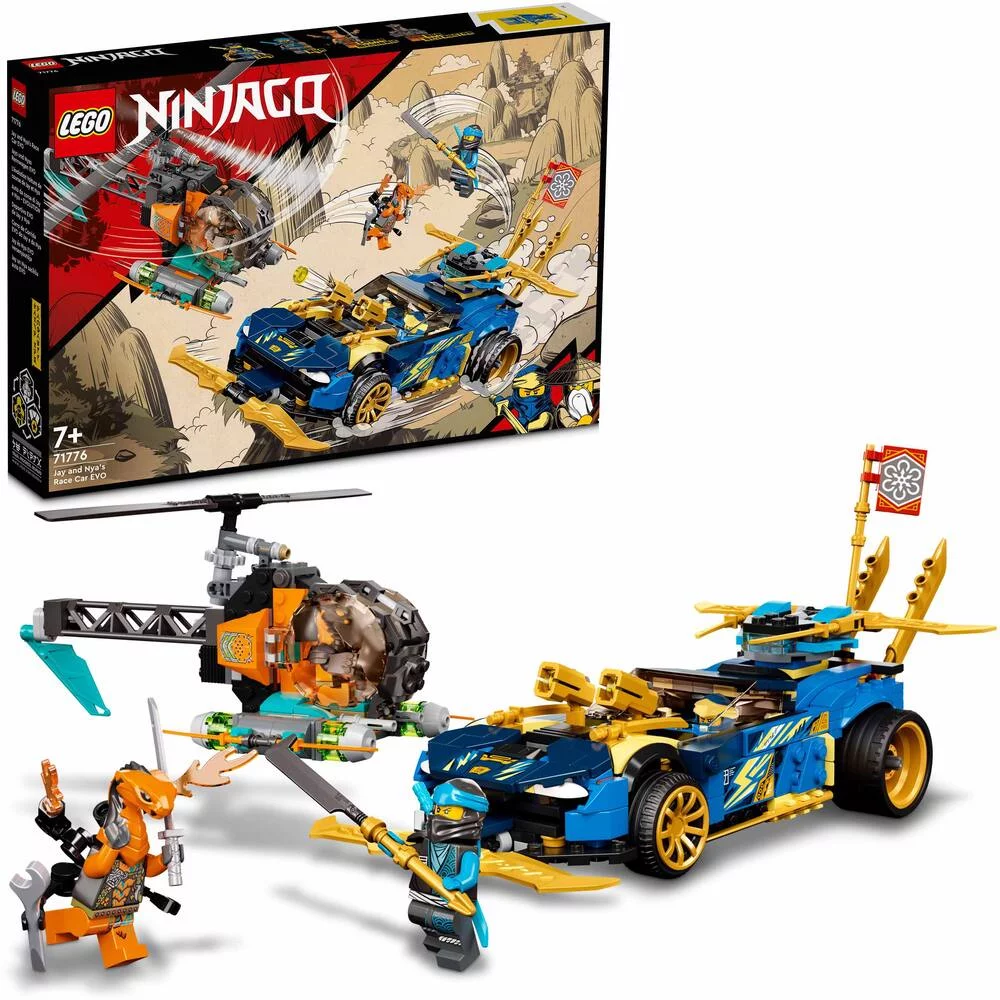 LEGO®NINJAGO 71776 - LA VOITURE DE COURSE DE JAY ET NYA - EVOLUTION