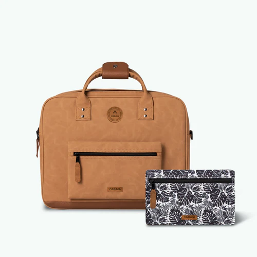 Sac ordinateur Moscou camel