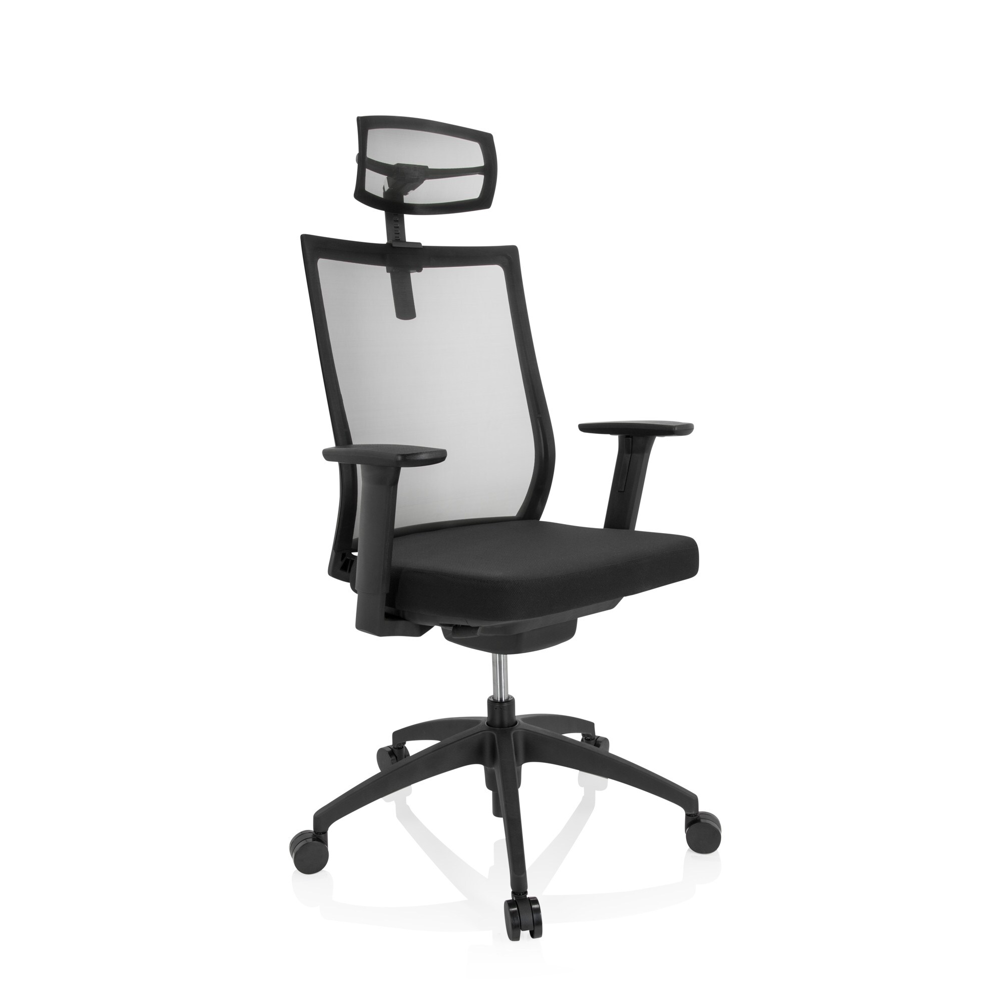 Profi Bürostuhl ASPEN PRO Stoff mit Armlehnen (höhenverstellbar) hjh OFFICE