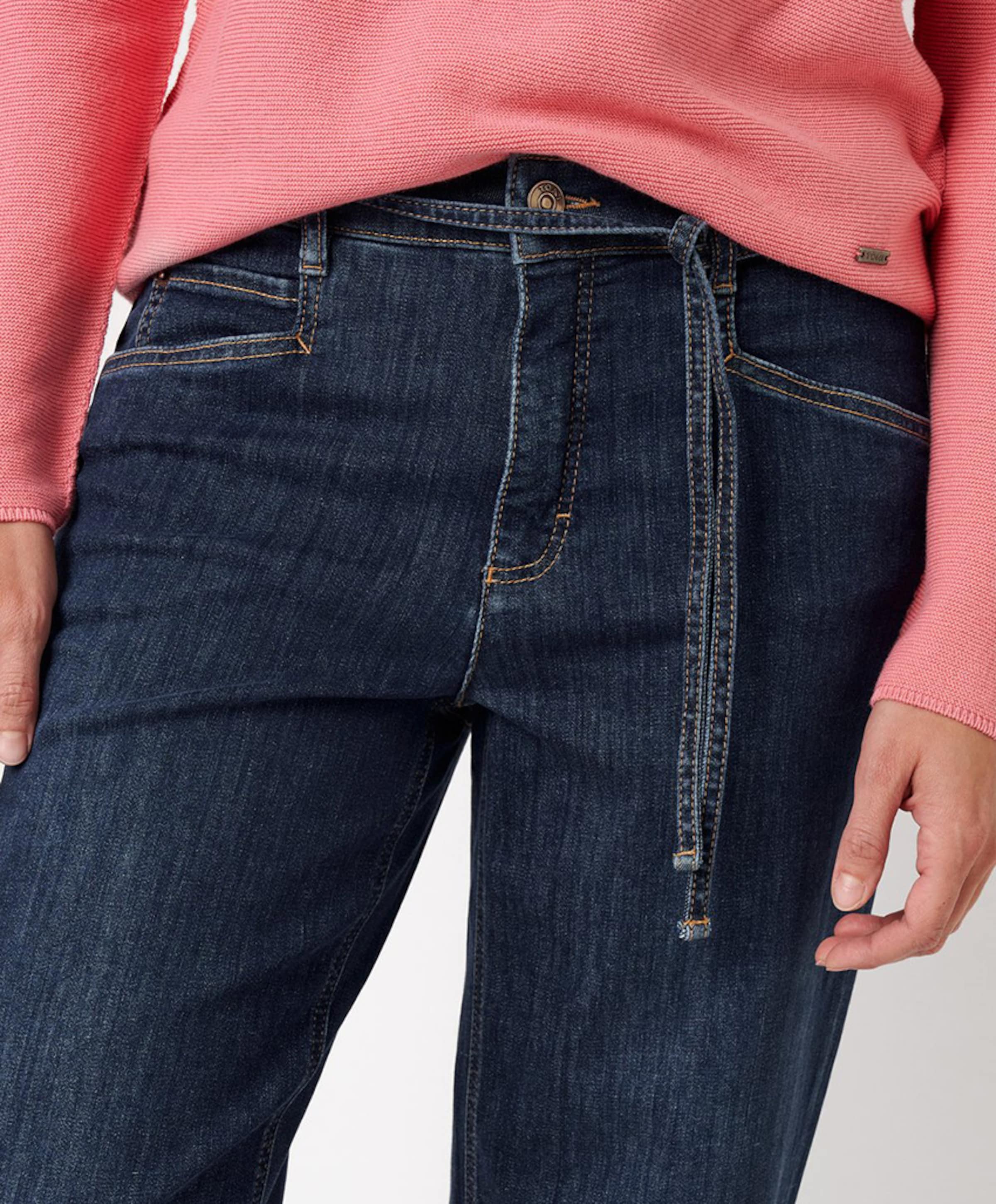 Toni Liv Straight dames jeans blauw