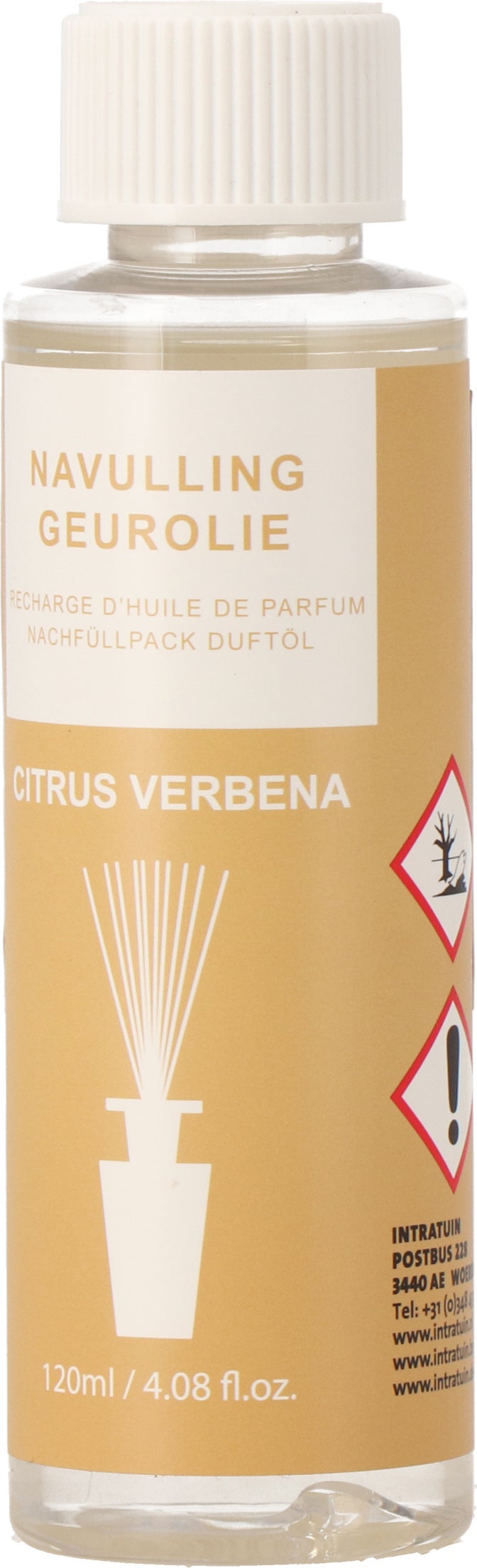 Intratuin navulling geurstokken Citrus Verbena 120 ml