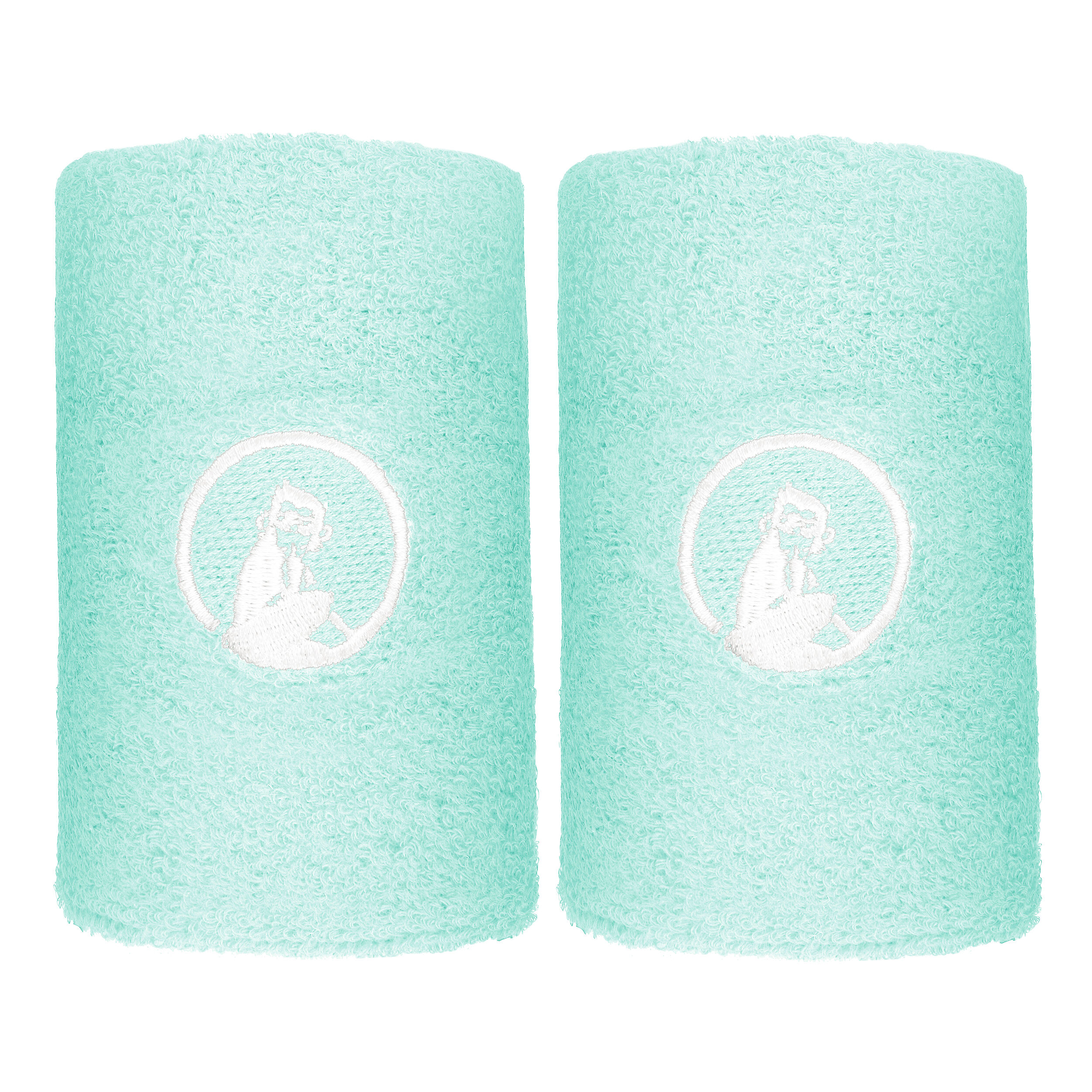 Quiet Please Long Poignet Pack De 2 Unités - Turquoise , Blanc