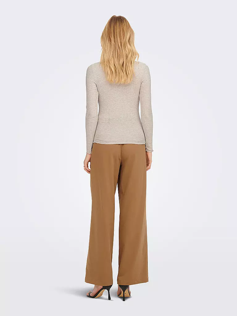ONLY Langarmshirt ONLEMMA  beige
