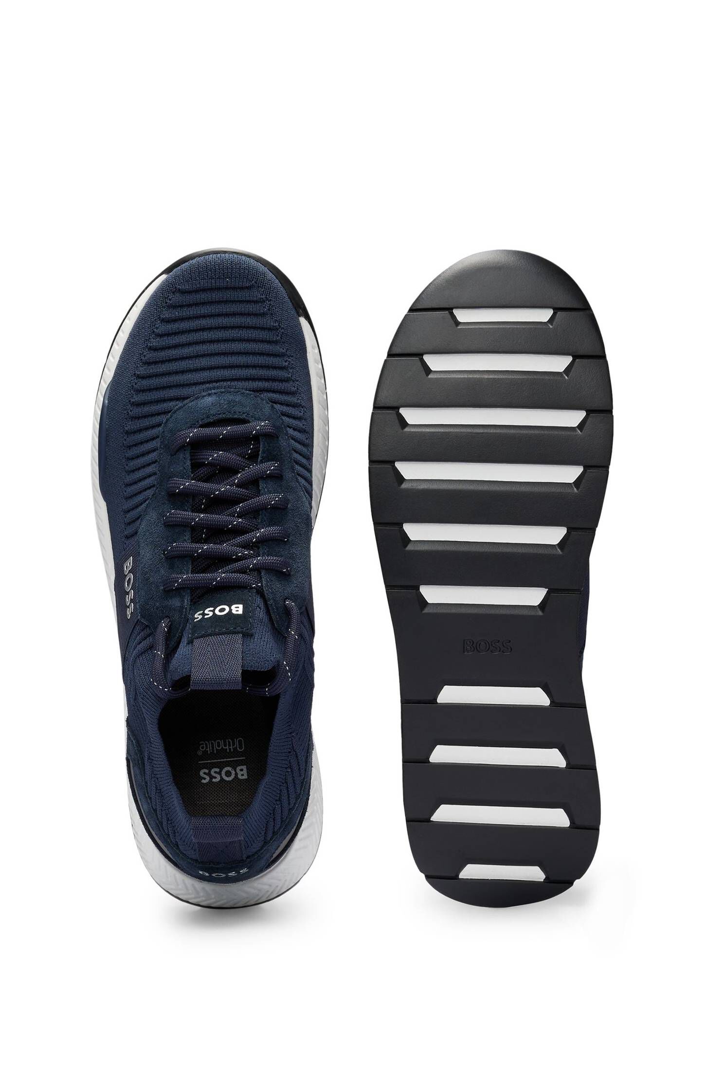 BOSS| Herren Sneaker TITANIUM_RUNN_KNST_N