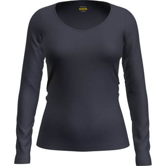 Icebreaker Merino Siren Sweetheart Funktionsshirt Lang Midnight Navy Damen