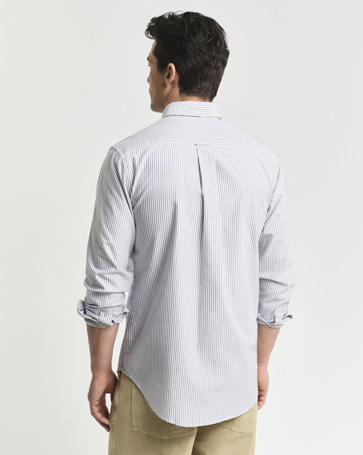 Gant REG CLASSIC OXFORD STRIPE SHIRT Persian blue