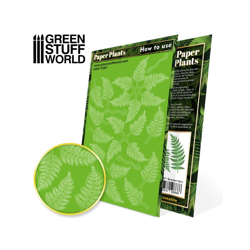 Plantes en Papier - Fougères Pteridium