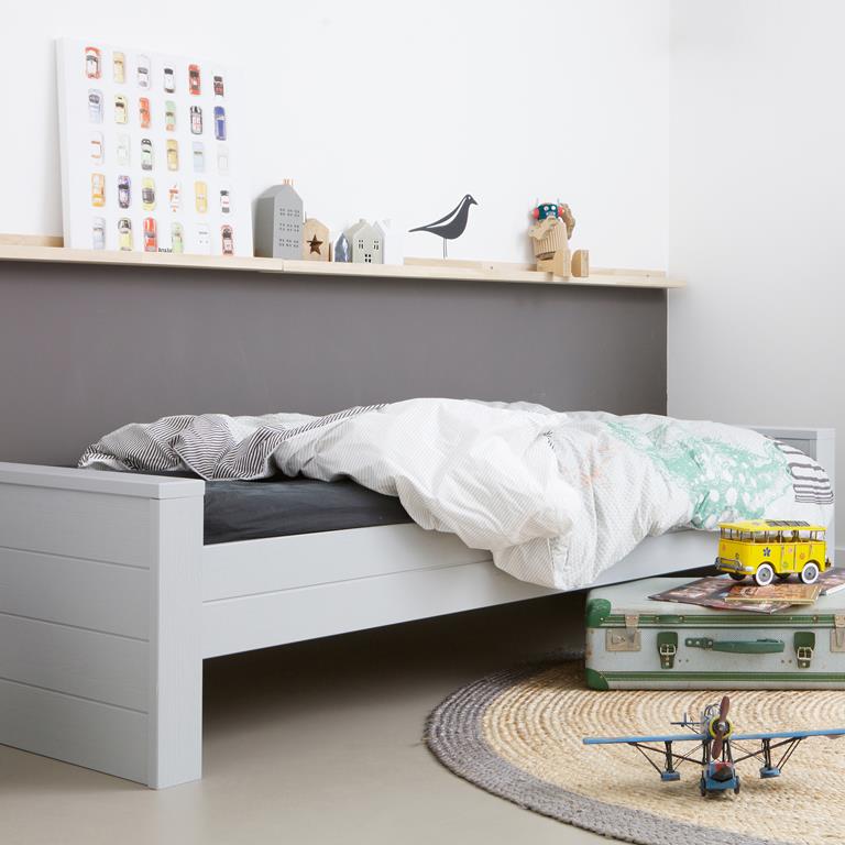 Woood Dennis Bed 90 x 200 cm - Grijs