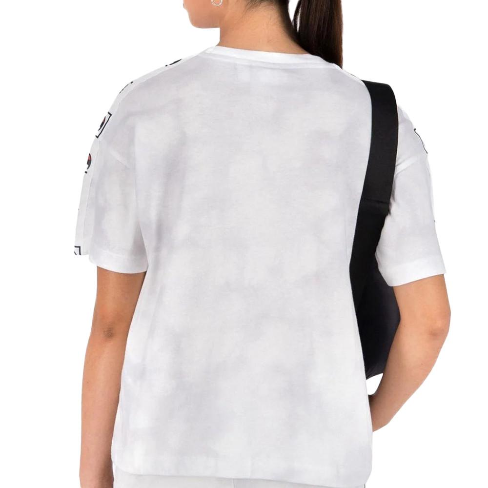 Champion T-shirt Blanc/Gris Femme Champion 114761