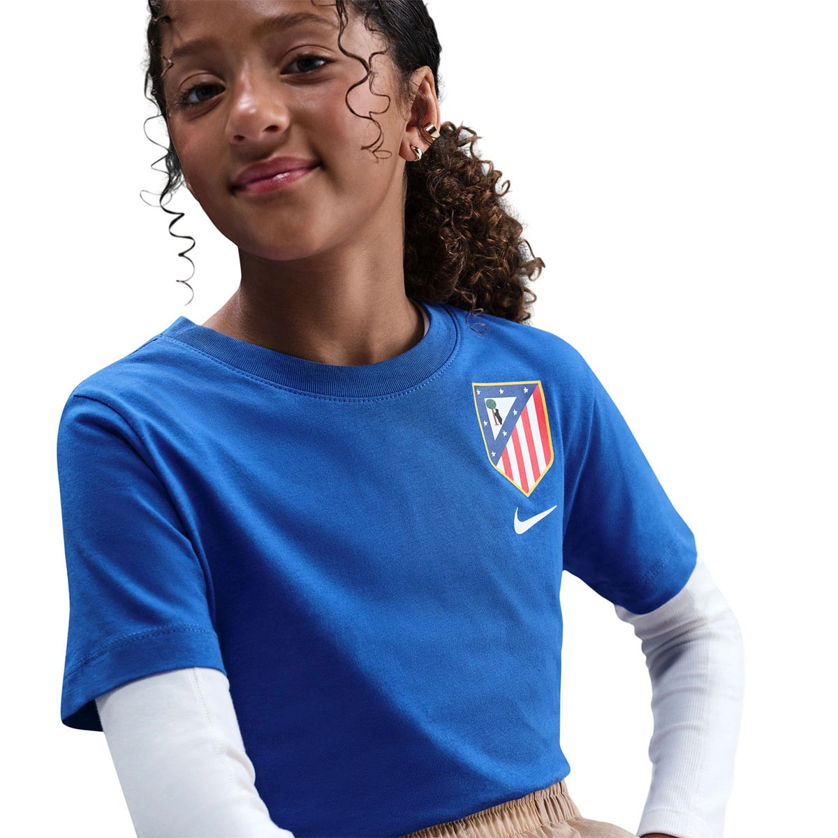 T-Shirt Nike Atlético de Madrid Fanswear 2025-2026 Criança
