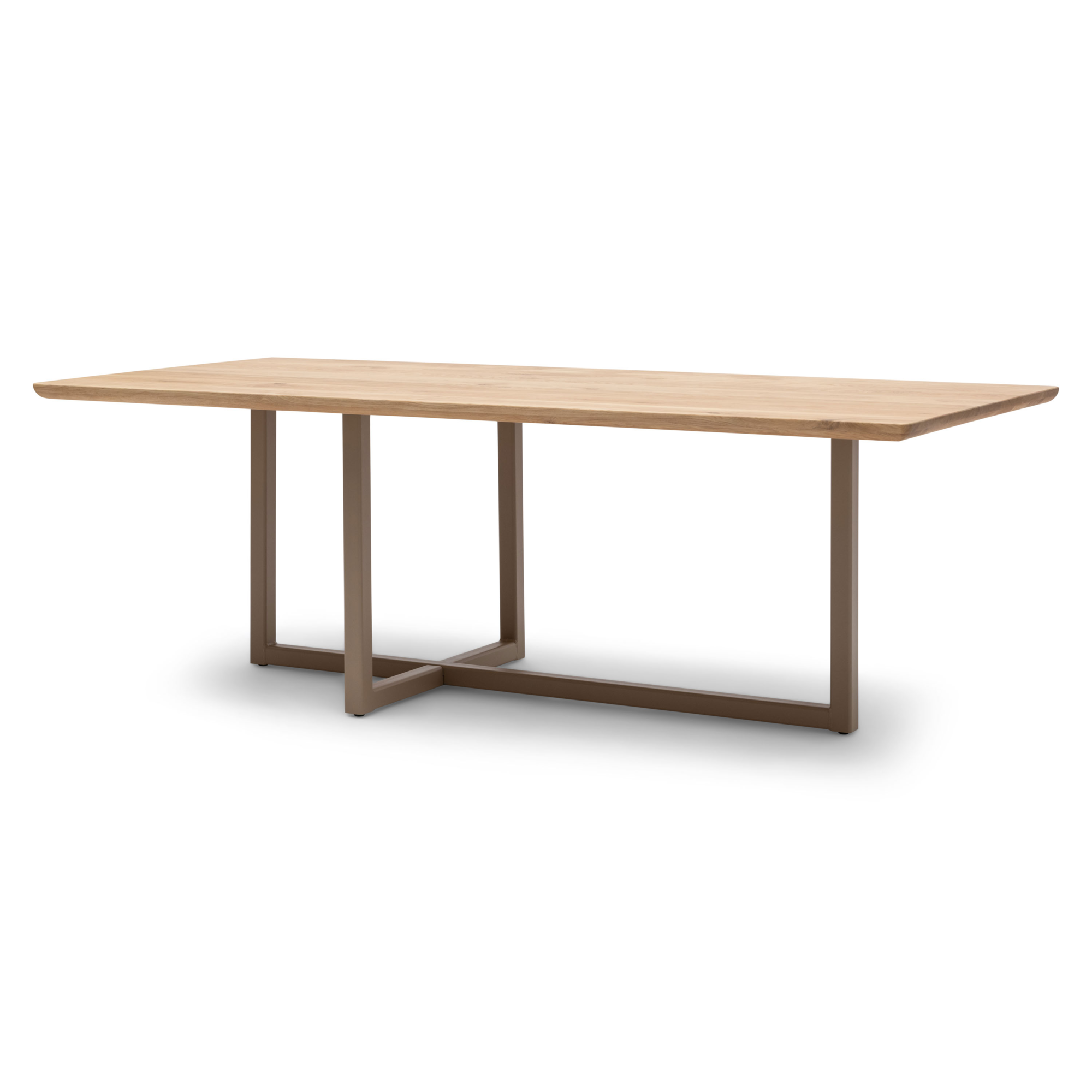 Eettafel Mylo groove naturel 240x100 cm