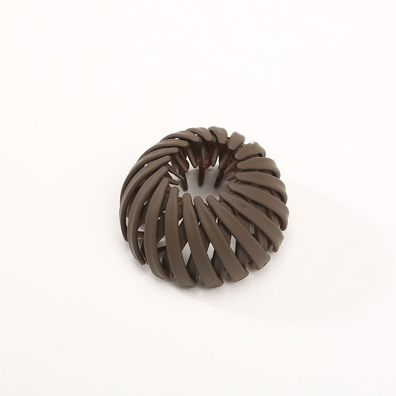 Ausziehbarer Krallen Haarreif Vintage Vogelnest Haarspange Haarschmuck - Braun