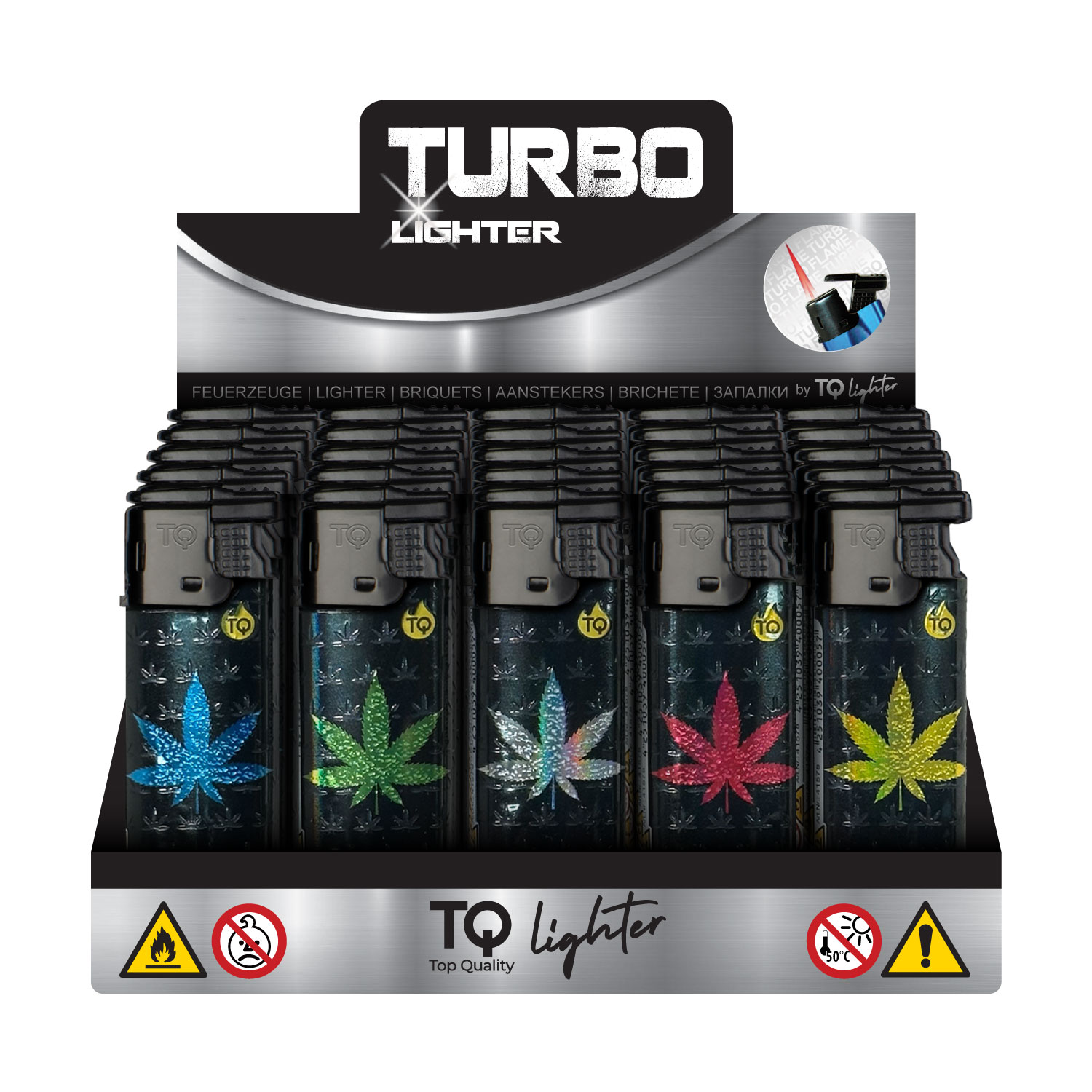 TQ Turbofeuerzeuge Buntes Blatt 25 Stück