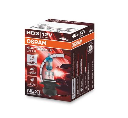Ampoule Osram Night Breaker Laser HB3 12V/60W - X1