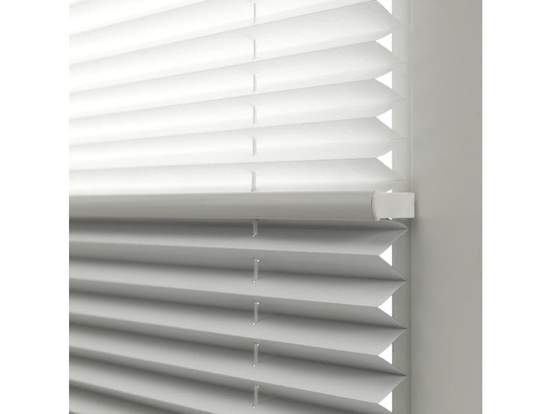Gardinia Plissée Easyfix, Day & Night 40 x 130 cm, Weiss Plissée mit Tag und Nacht Funktion