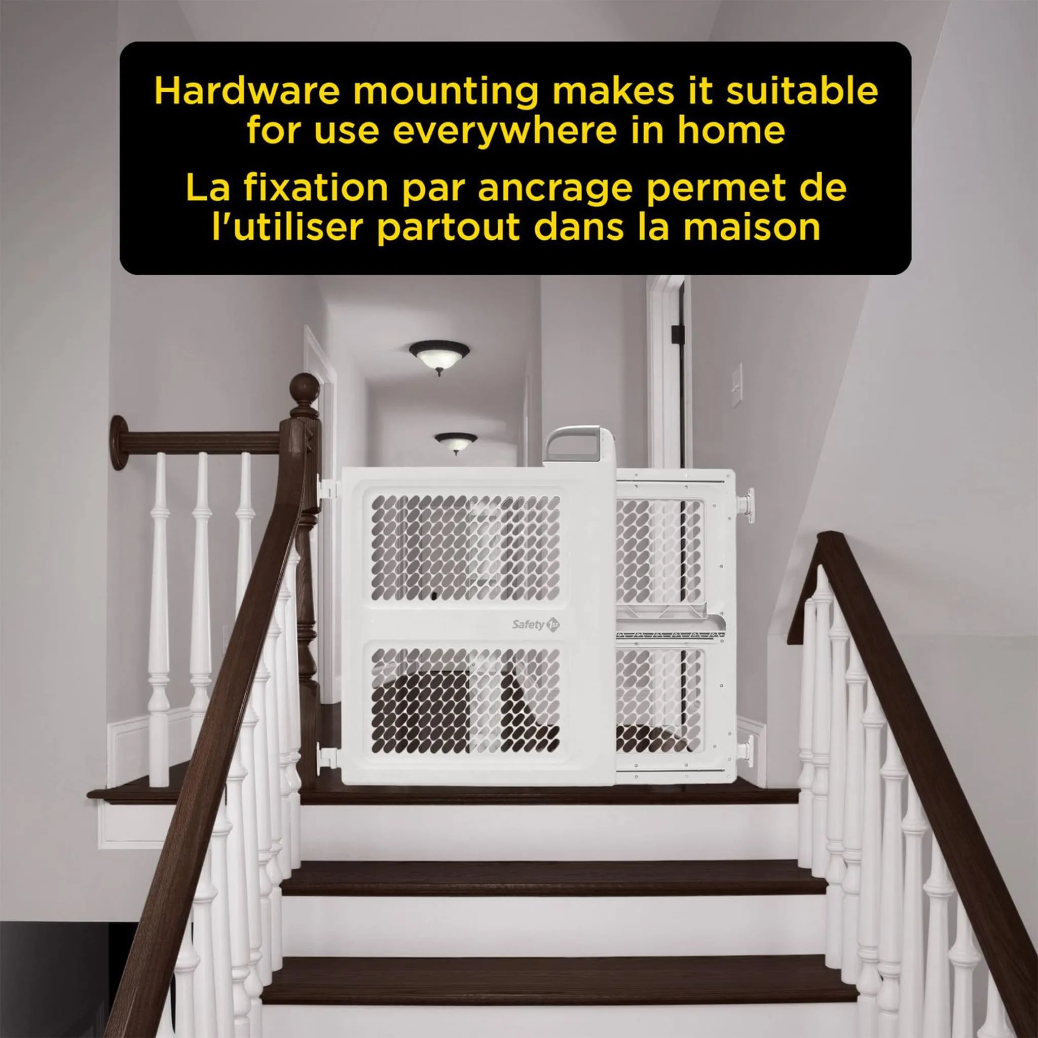 Safety 1st Barrière à deux Modes - Soulever, Verrouiller & Ouvrir