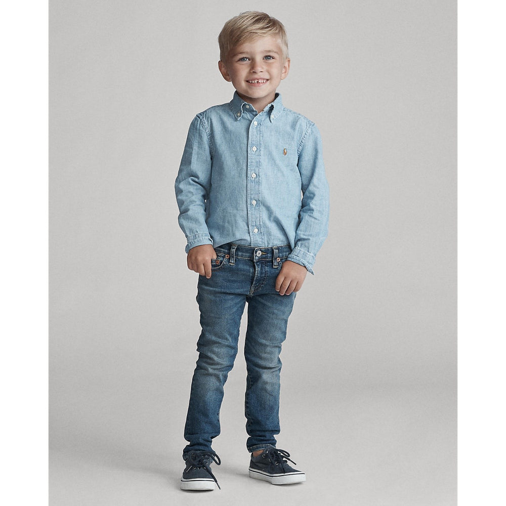 Køb Polo Ralph Lauren Lt Blue Sport Skjorte