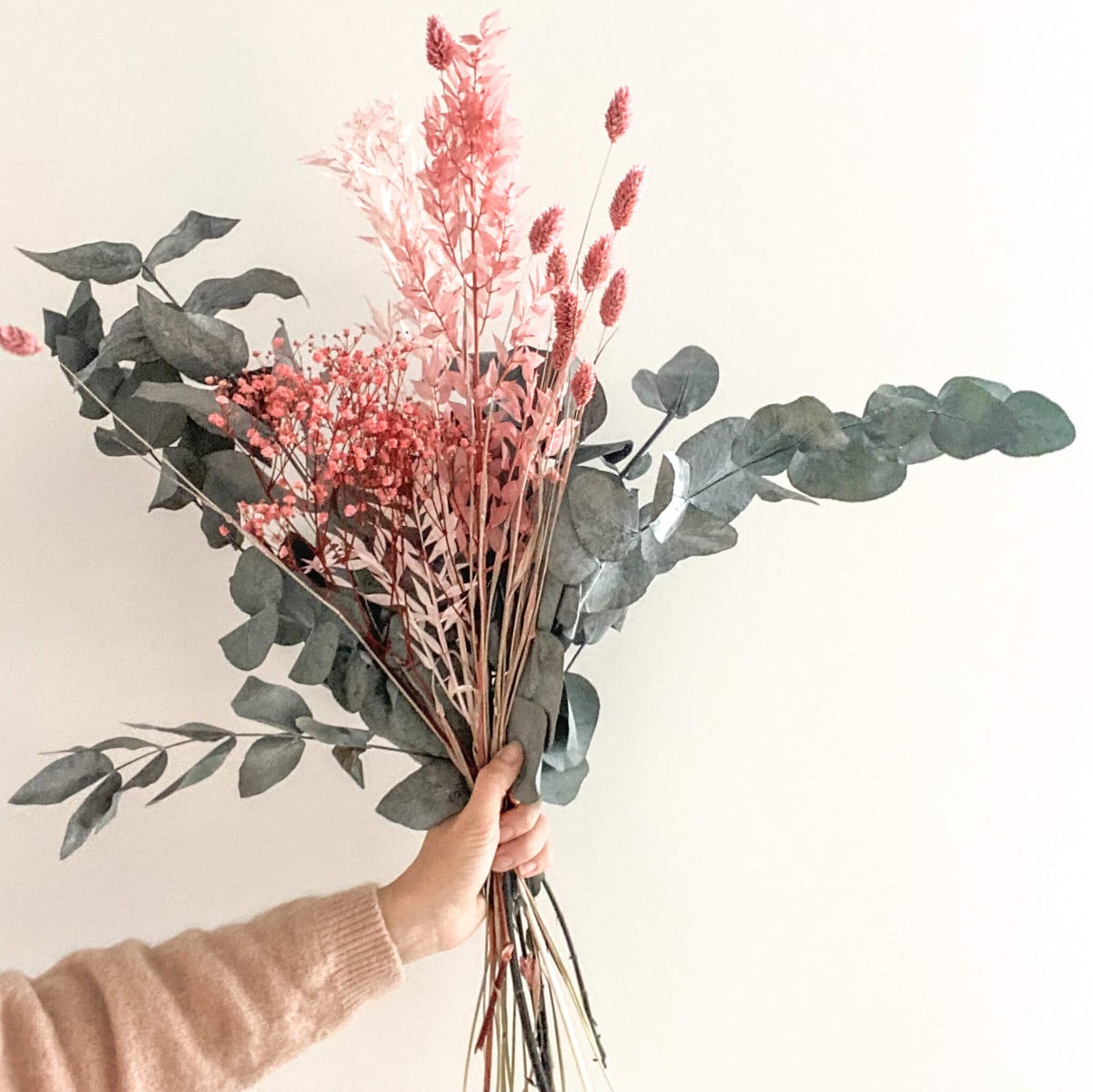 Fascinerende flair: Het Flamazing droogbloemenboeket
