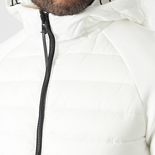 Doudoune Capuche Storm Hybrid Blanc
