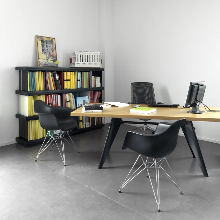 Vitra - EM Table Esstisch, 90 x 240 cm, asphalt / tiefschwarz