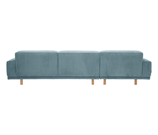 Ecksofa »Penelope«, hellblau, Longchair links